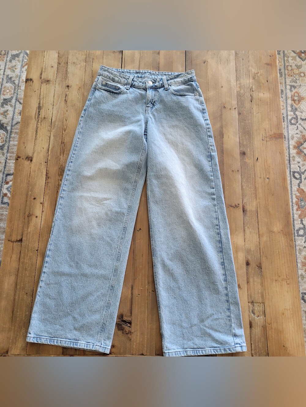 Light Wash Wide Leg Jeans